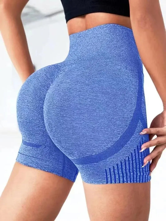 Women's High-Waist Yoga Shorts – Butt-Lifting, Workout & Running Sportswear for Gym and Fitness